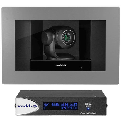 Vaddio RoboSHOT In-Wall Clear Glass OneLINK HDMI System (Primed) 9999966180