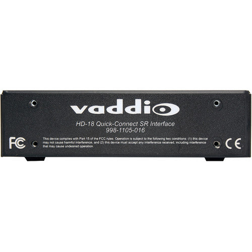 Vaddio WallVIEW HD-30 PTZ Camera with Quick- Connect SR Interface 9999675000 2