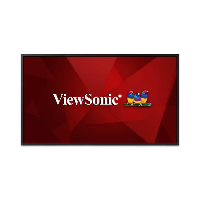 ViewSonic CDE4320-E1 43 4K UHD Presentation Display Bundle with VSB050 USB Wi-Fi Adapter & WMK-050 Wall Mount1