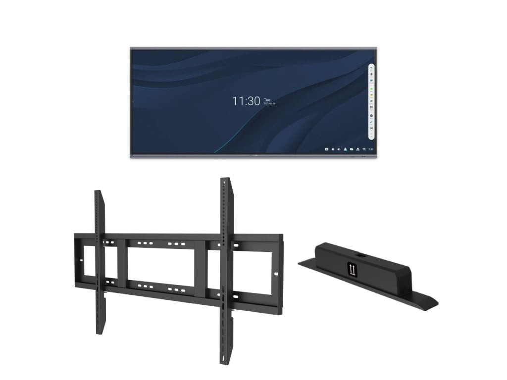 ViewSonic IFP105S-E1 - IFP Bundle w 105 5K ViewBoard Interactive Display, Wireless Module, Fixed Wall Mount