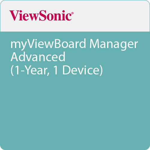 ViewSonic MVBM_ADV_1Y01 myViewBoard Manager Advanced (1-Year, 1 Device)