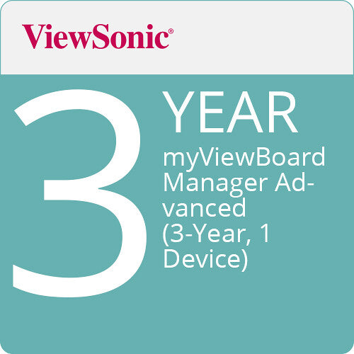 ViewSonic MVBM_ADV_3Y01 myViewBoard Manager Advanced (3-Year, 1 Device)