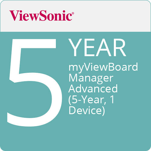 ViewSonic MVBM_ADV_5Y01 myViewBoard Manager Advanced (5-Year, 1 Device)
