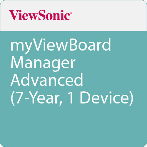 ViewSonic MVBM_ADV_7Y01 myViewBoard Manager Advanced (7-Year, 1 Device)