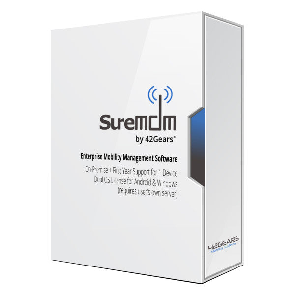 ViewSonic SW-074-2 42Gears SureMDM On-Premise Dual OS license, 1 device, required user’s own server (Android + Windows)