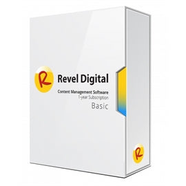 ViewSonic SW-090 Revel Digital CMS, Basic Subscription Plan License Key for 12 Months (1 Year) for one device