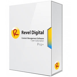 ViewSonic SW-092 Revel Digital CMS, Pro+ Subscription Plan License Key for 12 Months (1 Year) for one device