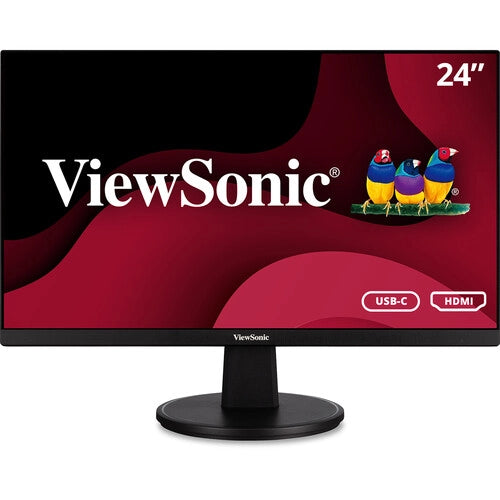 ViewSonic VA2447-MHU 24 VA Monitor with FreeSync Premium, USB C and HDMI