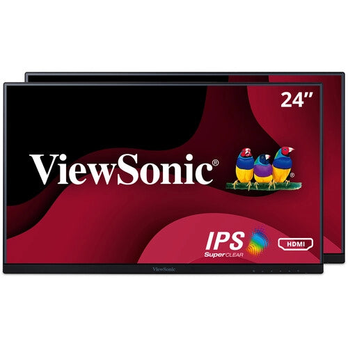 ViewSonic VA2456-MHD_H2 24 16 9 Reduced Bezel IPS Monitor