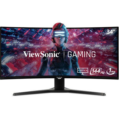 ViewSonic VX3418-2KPC 34 21 9 Curved VA Gaming Monitor
