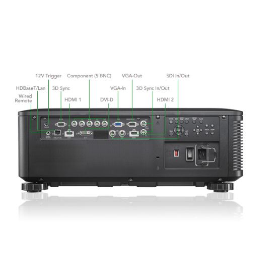 Vivitek DU8190Z-BK 10,000 Lumens HD Large Venue Laser Projector 4