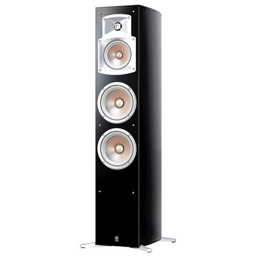 Yamaha NS-555 3-Way Floorstanding Speaker (Black, Single)