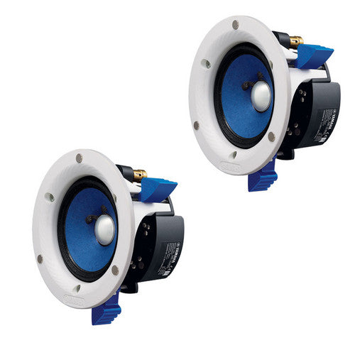 Yamaha NS-IC400 4 Full-Range In-Ceiling Speakers (White, Pair)