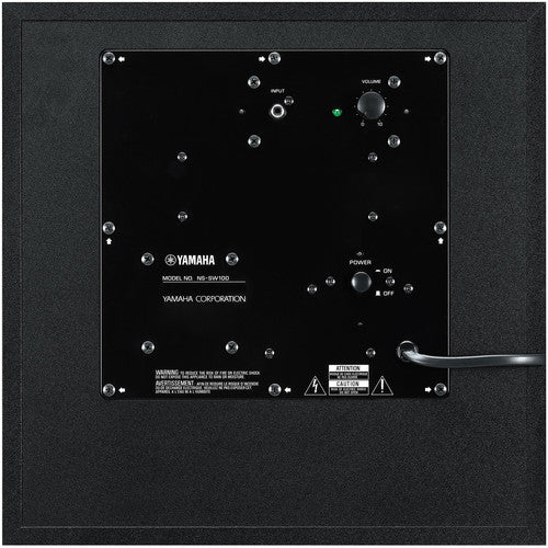 Yamaha NS-SW100 10 100W Subwoofer (Black) 1