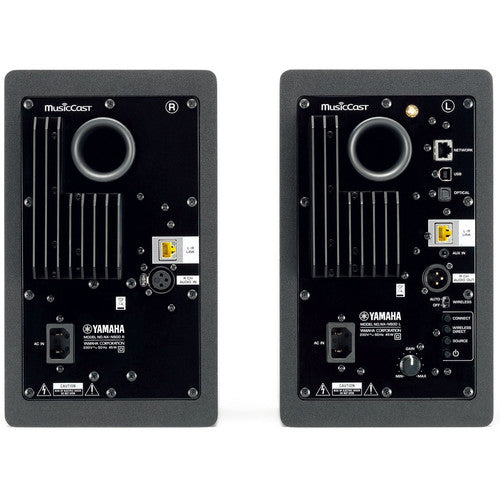 Yamaha NX-N500 MusicCast Powered Network Speaker (Pair, Black) 1