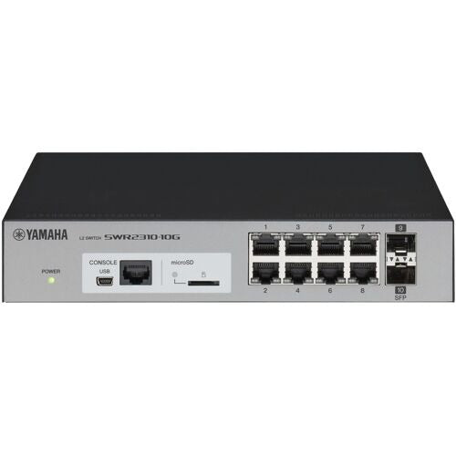 Yamaha SWR2310-28GT L2 Intelligent Network Switch (28 ports) with 10G uplink
