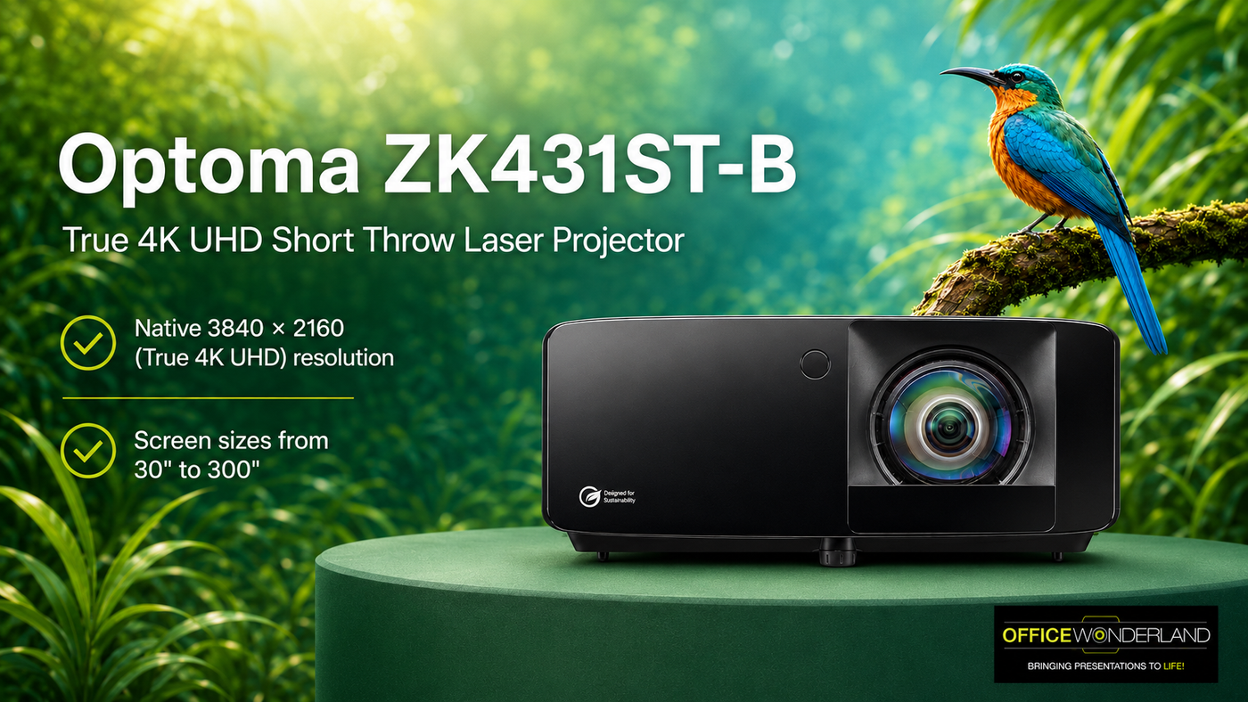 Optoma ZK431ST-B True 4K UHD Short Throw Laser Projector