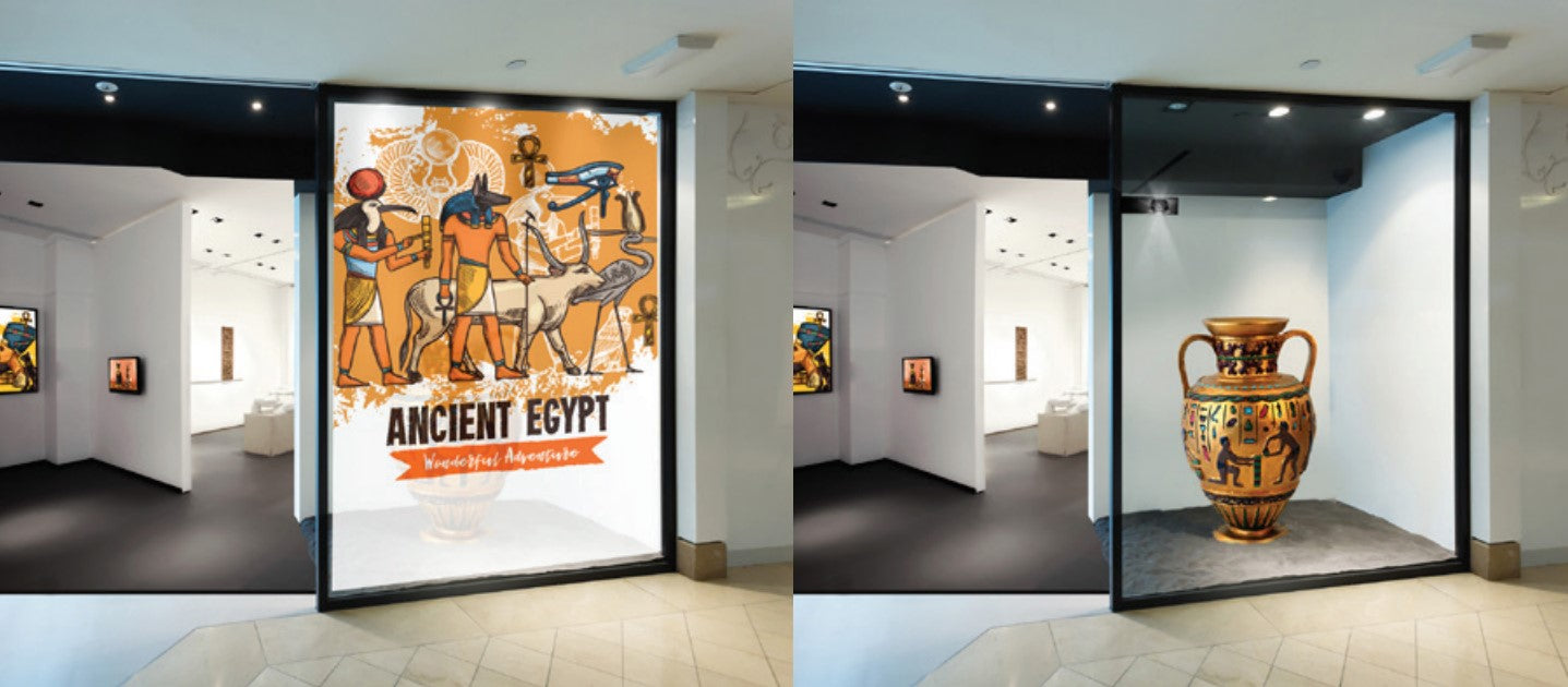 An Innovative and Differentiating Digital Signage Solution for Glass Surfaces