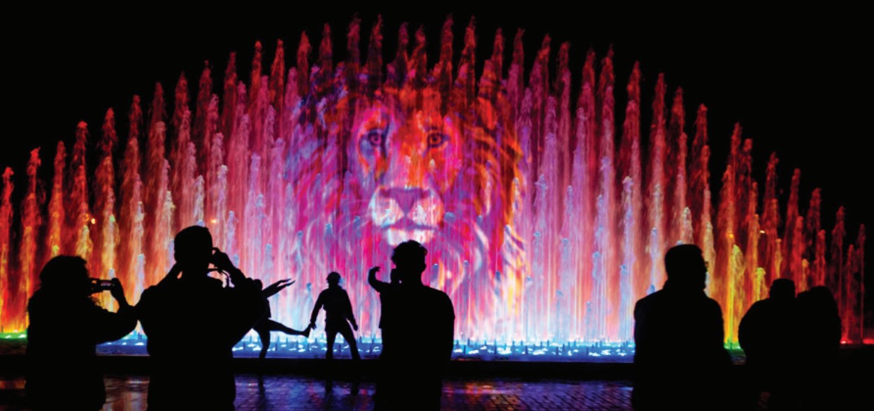 Experiences that are larger than life are made possible by projection technology.