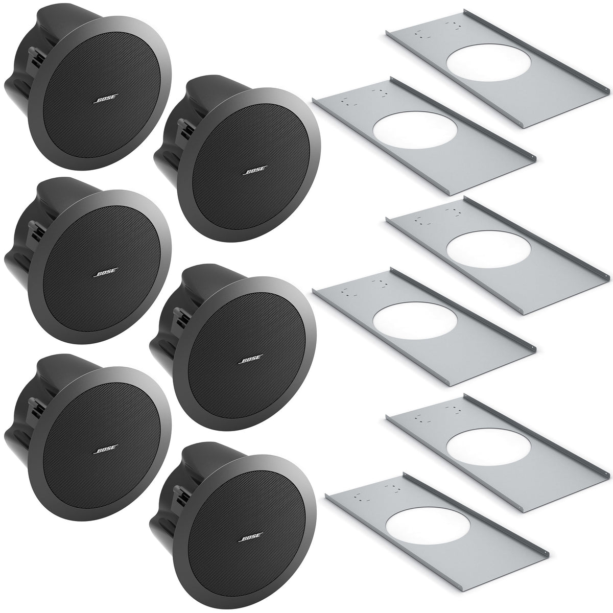 Bose 53649 FreeSpace DS 16F Contractor 6-Pack (Black 