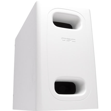 QSC 6.5"DualVoiceCoil Surface Subwoofer/HiPass Out-70/100V-Bypass/Lo-Z Mono/Stereo/Surface Instal(White)