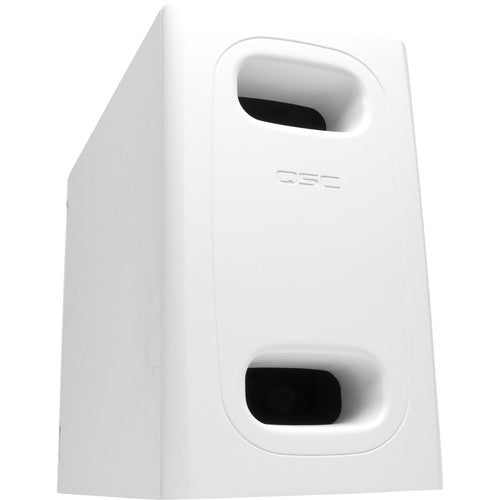 QSC 6.5"DualVoiceCoil Surface Subwoofer/HiPass Out-70/100V-Bypass/Lo-Z Mono/Stereo/Surface Instal(White)