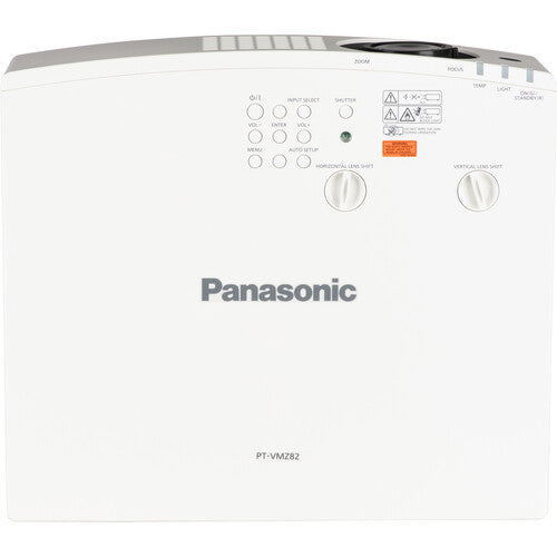 Panasonic PTVMZ82U7 WUXGA Laser 3LCD Projector (White)