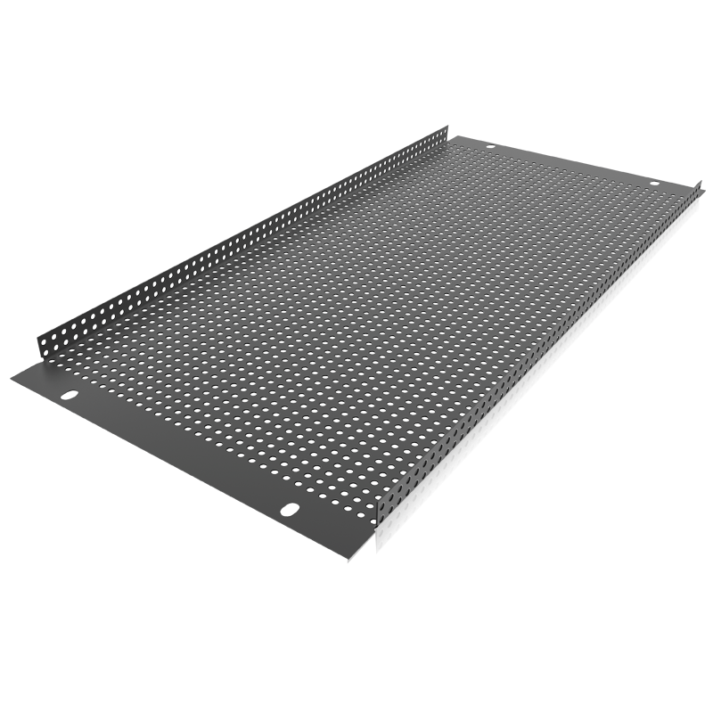 19 inch 5 RU Recessed Vent Rack Panel