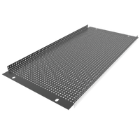 19 inch 5 RU Recessed Vent Rack Panel