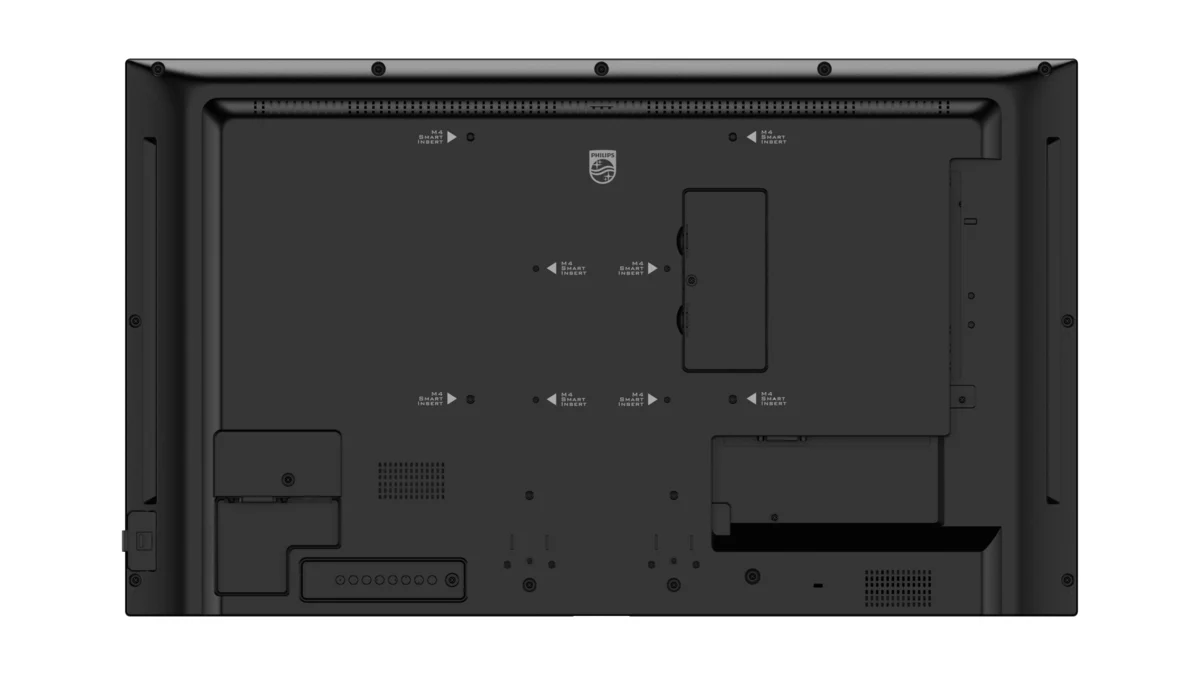 Philips 50BDL4650D/00 D-Line Display Series 50" UHD 4K Commercial Monitor Rear Inputs