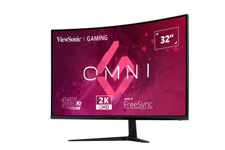 ViewSonic VX3218C-2K 31.5 1440p 165 Hz Curved Gaming Monitor1