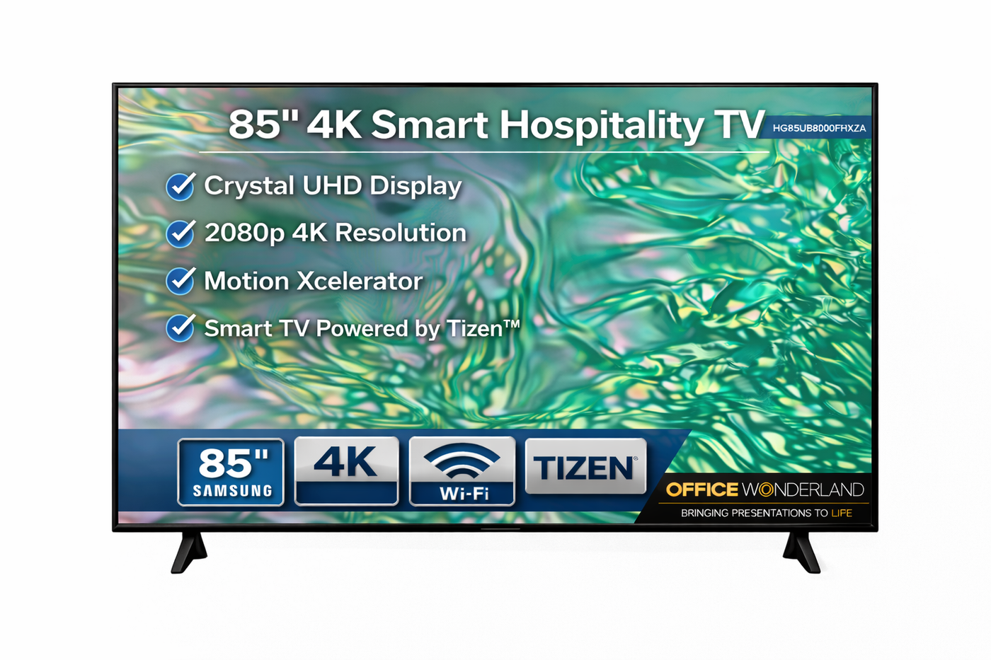 Samsung HG85U800FNFXZA HU800F Series 85" UHD 4K Smart Hospitality TV