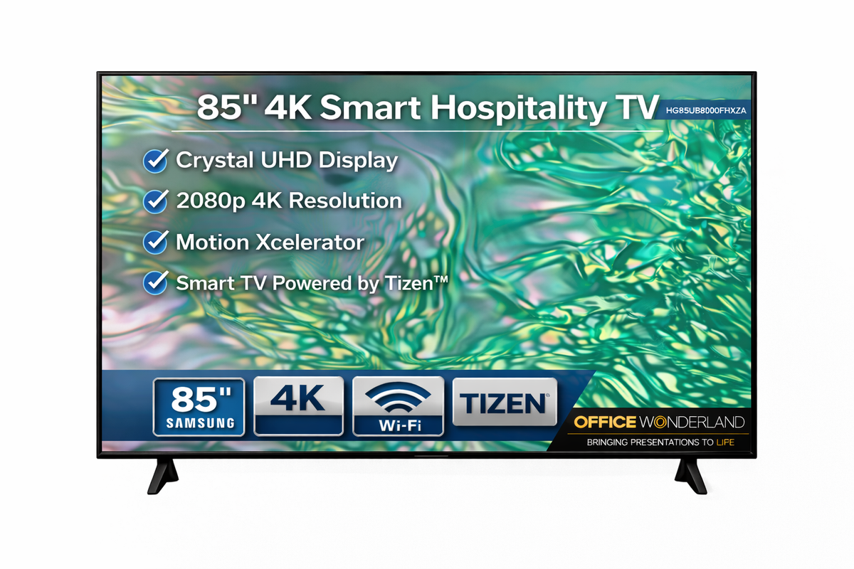 Samsung HG85U800FNFXZA HU800F Series 85" UHD 4K Smart Hospitality TV
