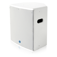 Atlas Sound 12 Surface Mount Subwoofer with 60-Watt 70V 100V Transformer - White SM12SUB70-W