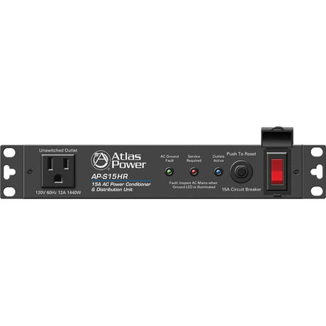 Atlas Sound 15A Half Width Rack Power Conditioner AP-S15HR