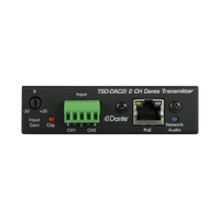 Atlas Sound 2-Channel Balance Line Input to Dante® Interface TSD-DAC2I