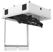 Atlas Sound 2' x 2' Ceiling-Mount Rack with 2RU, Standard-Width, AmbiTILT™ Shelf and Integrated AC Power Pack - Without Projector Pole Adapter CR222-NR 1