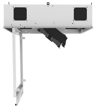 Atlas Sound 2' x 2' Ceiling-Mount Rack with 2RU, Standard-Width, AmbiTILT™ Shelf and Integrated AC Power Pack - Without Projector Pole Adapter CR222-NR 2