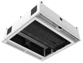 Atlas Sound 2' x 2' Ceiling-Mount Rack with 2RU, Standard-Width, AmbiTILT™ Shelf and Integrated AC Power Pack - Without Projector Pole Adapter CR222-NR