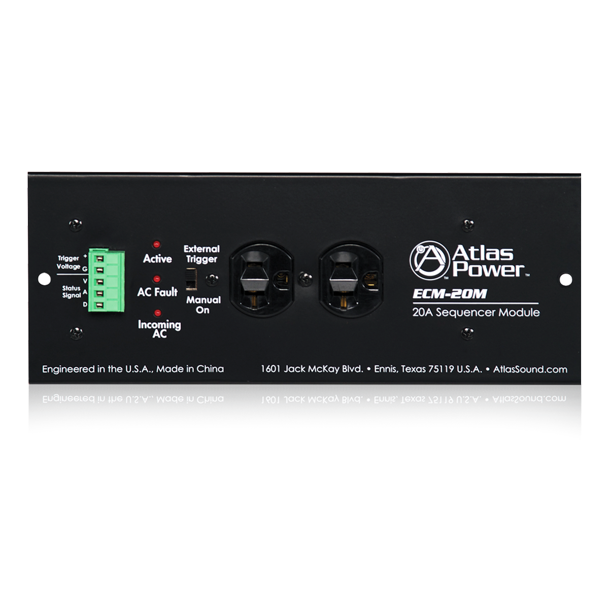 Atlas Sound 20A AC Power Conditioner and Spike Suppressor ECM-20M