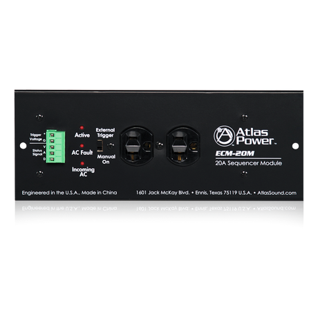 Atlas Sound 20A AC Power Conditioner and Spike Suppressor ECM-20M