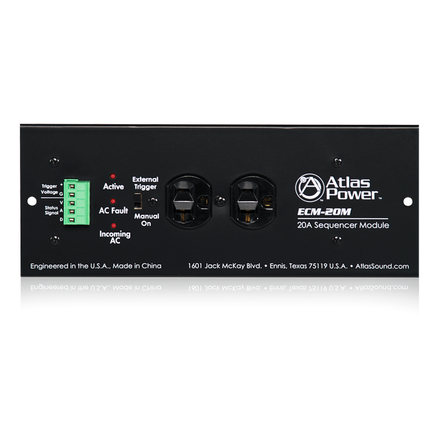 Atlas Sound 20A AC Power Conditioner and Spike Suppressor ECM-20M