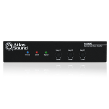 Atlas Sound 3-Input, 40-Watt Mixer Amplifier with Global Power Supply MA40G
