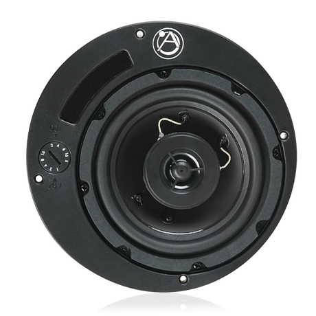 Atlas Sound 4 In-Ceiling Coaxial Speaker Motorboard Assembly with 16-Watt 70.7V 100V Transformer FA42T-6MB