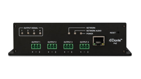 Atlas Sound 4 x 4 Analog Dante I O Module IED1544AIO-D 1