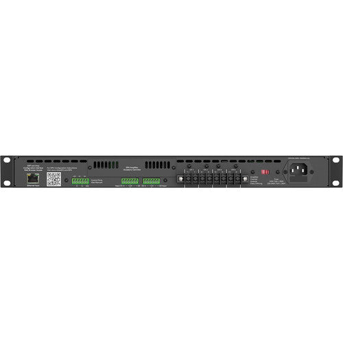 Atlas Sound 400-Watt Networkable 4-Channel Power Amplifier with Optional Dante Network Audio 1