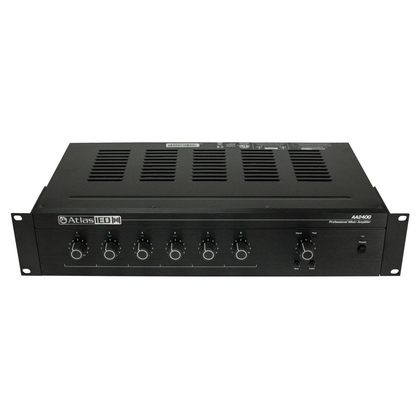 Atlas Sound 6-Input, 240-Watt Mixer Amplifier AA240G 3