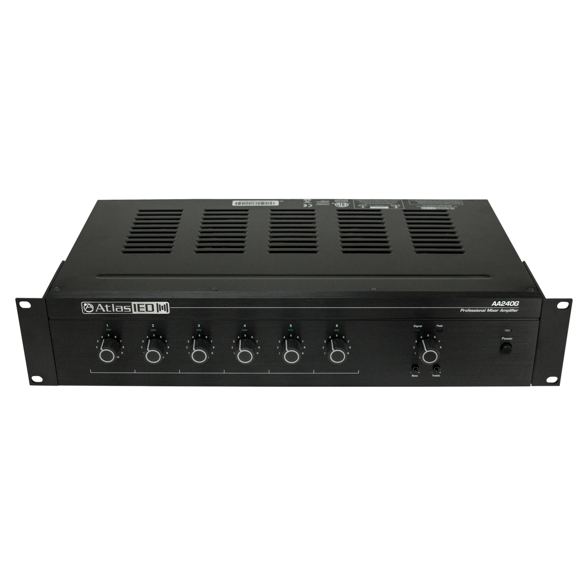 Atlas Sound 6-Input, 240-Watt Mixer Amplifier AA240G 3