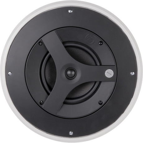 Atlas Sound 6.5 Coaxial Speaker System with 70.7 100V-32W Transformer 8 Bypass - Shallow Mounting Depth 1