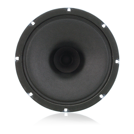 Atlas Sound 8 Dual Cone In-Ceiling Speaker with 5-Watt 25V Transformer and 10oz Magnet C10AT25